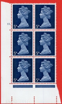 sg-735-u17-5d-royal-blue-shade-2-an-unmounted-mint-cylinder-block-of-b75649