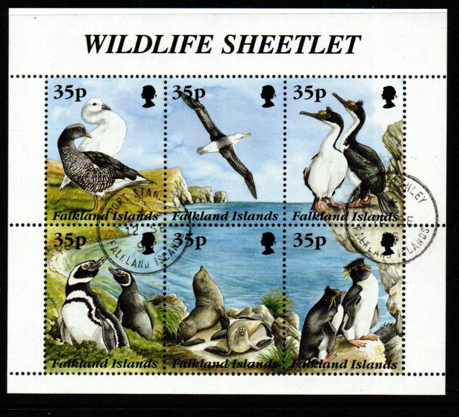 falkland-islands-sg746a-1995-wildlife-fine-used