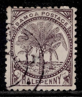 samoa-qv-sg41a-d-blackish-purple-fine-used