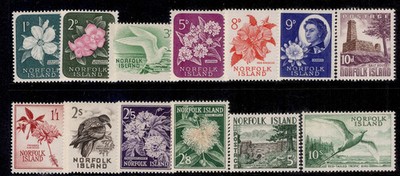 australia-norfolk-island-qeii-sg24-36-1960-62-complete-set-nh-mint-cat-32