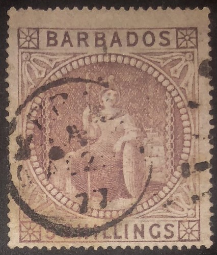 qv-barbados-sg64-5-dull-rose-fine-used-cv-300-cheapest-on-ebay