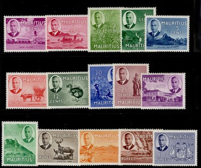 mauritius-gvi-sg276-290-1950-53-complete-set-m-mint-cat-90