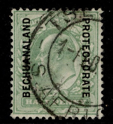 bechuanaland-protectorate-edvii-sg67-d-yellow-green-fine-used