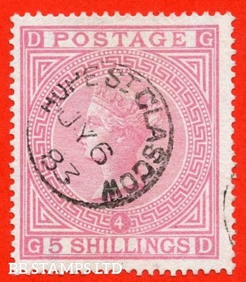 sg-134-j123a-gd-5-rose-plate-4-a-fine-6th-july-1883-hope-str-b93297