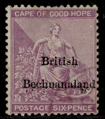british-bechuanaland-qv-sg7-6d-reddish-purple-unused-cat-225