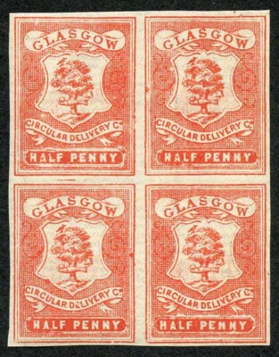 cd21-1-2d-dull-scarlet-glasgow-circular-delivery-block-4-unmounted-mint
