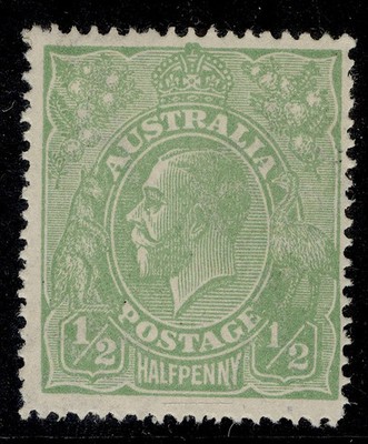 australia-gv-sg48a-d-green-m-mint-cat-100-thin-1-variety