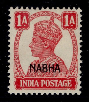indian-states-nabha-gvi-sg107-9p-green-m-mint