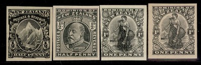 new-zealand-edvii-sg-1898-1909-imperf-proofs-group-unused