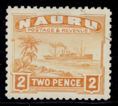 nauru-gv-sg29b-2d-orange-fine-used
