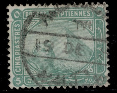 egypt-qv-sg49-5pi-green-fine-used-cat-20