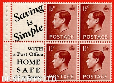 sg-459a-pb5a-14-1d-red-brown-a-fine-unmounted-mint-booklet-pane-b60062