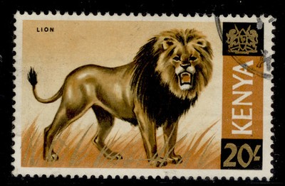 kenya-qeii-sg35-20s-yellow-ochre-yellow-orange-black-gold-fine-used