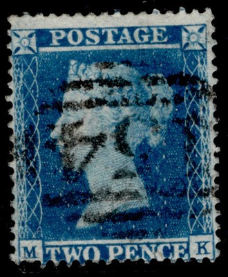 gb-qv-sg19-2d-dp-blue-plate-4-sc16-fine-used-cat-75-mk