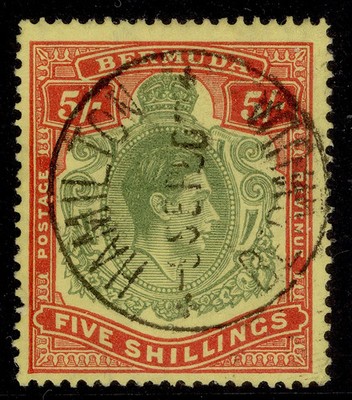 bermuda-gvi-sg118f-5s-yellow-green-red-pale-yellow-fine-used-cat-42-cds