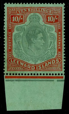 leeward-islands-gvi-sg113b-10s-green-red-green-m-mint-cat-150-marginal