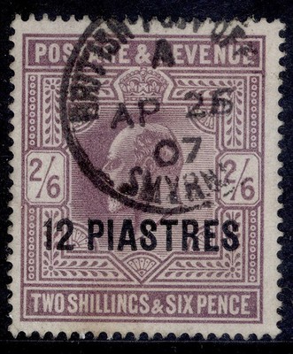 british-levant-edvii-sg11-12pi-on-2s-6d-lilac-fine-used-cat-45-cds