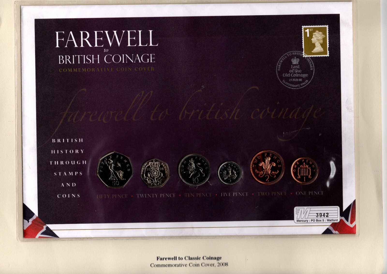 farewell-to-classic-coinage-commemorative-coin-cover-fdc-2008