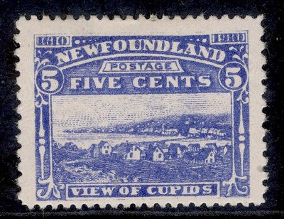 canada-newfoundland-gv-sg99-5c-bright-blue-m-mint-cat-50