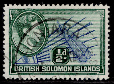 british-solomon-islands-gvi-sg60-d-blue-blue-green-fine-used
