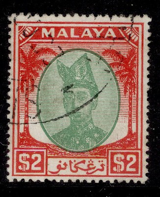 malaysia-trengganu-gvi-sg86-2-green-scarlet-fine-used-cat-60