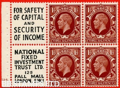 sg-441e-nb27-13-1d-red-brown-a-mounted-mint-cylinder-booklet-pan-b69671
