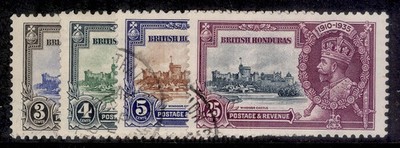 british-honduras-gv-sg143-146-1935-silver-jubilee-set-fine-used-cat-25