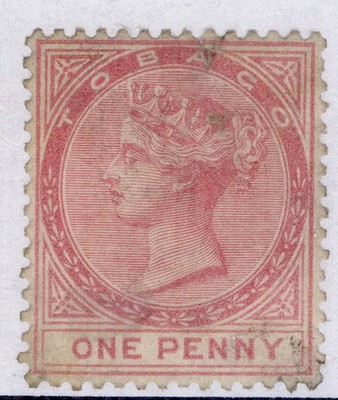 tobago-qv-sg1-1d-rose-used-cat-100-wmk-cc