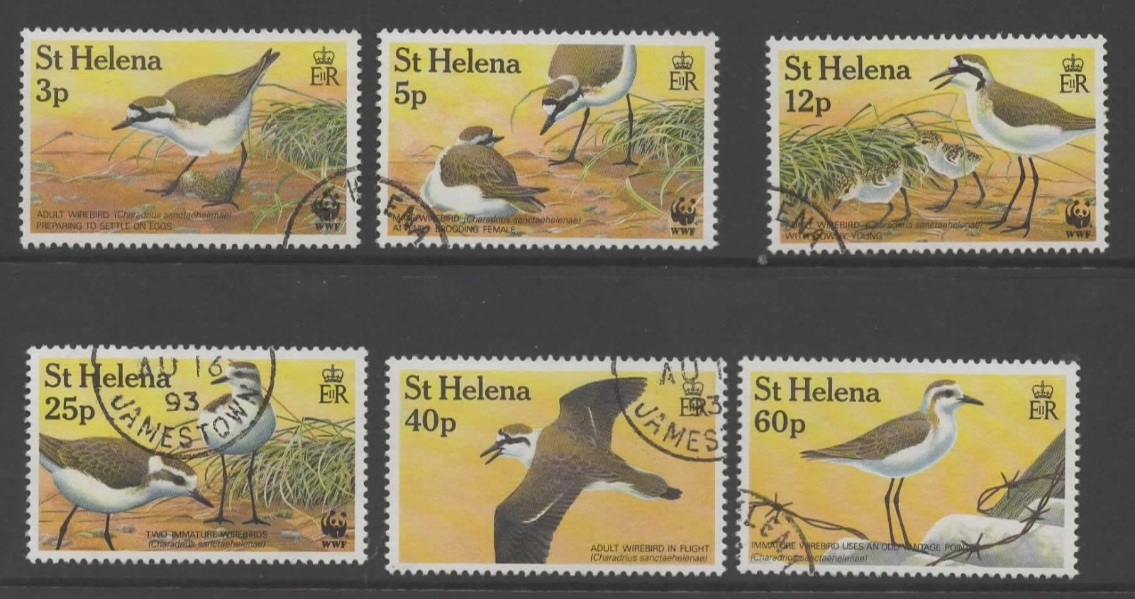 st-helena-sg630-5-1993-endangered-species-wirebird-used