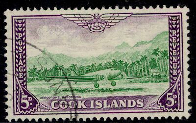 cook-islands-gvi-sg154-5d-emerald-green-violet-fine-used