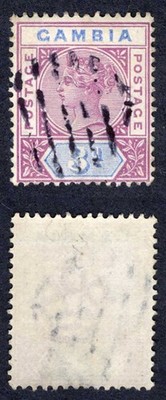 gambia-sg41-3d-reddish-purple-and-blue-cat-18-pounds