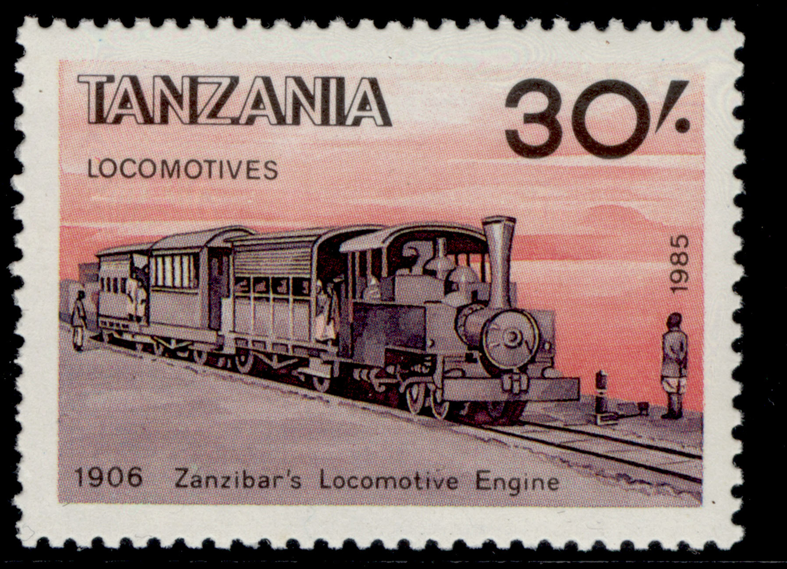tanzania-qeii-sg445-30s-nh-mint