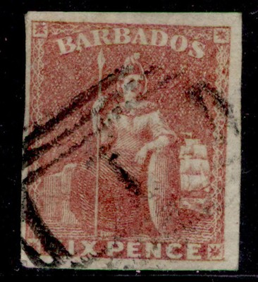 barbados-qv-sg12-1s-brown-black-fine-used-cat-120