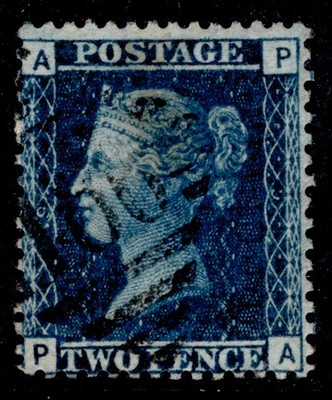 gb-qv-sg45-2d-blue-plate-9-fine-used-cat-15-ireland-pa