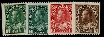 canada-gv-sg216-218a-1912-21-perf-12-x-imperf-set-m-mint-cat-84