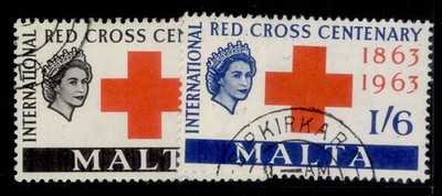 malta-qeii-sg312-313-1963-red-cross-centenary-set-fine-used