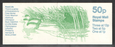 fb35-moorhen-pond-life-50p-folded-booklet-good-perfs