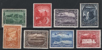 tasmania-1899-pictorial-set-of-8-vf-mint-sg229-36-c190
