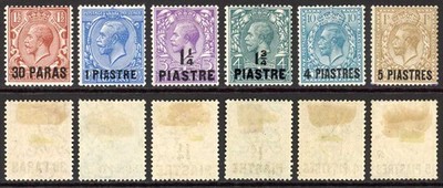 british-levant-sg35-40-1913-set-of-6-fresh-m-mint