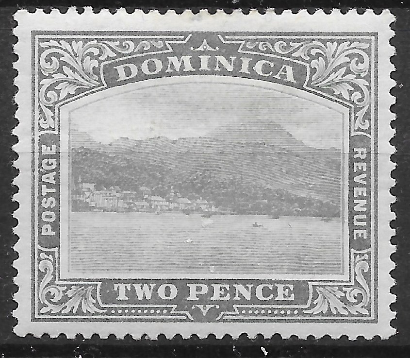 dominica-sg49b-1918-2d-slate-mtd-mint