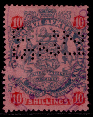 rhodesia-qv-sg50-10s-slate-vermilion-rose-used