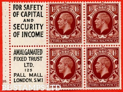 sg-441e-nb27-8-1d-red-brown-a-mounted-mint-cylinder-pane-of-6-b93070