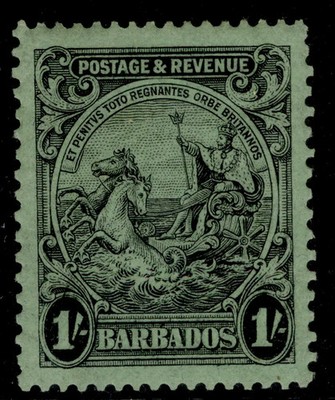 barbados-gv-sg237a-1s-black-emerald-m-mint-cat-70-perf-13-x-12