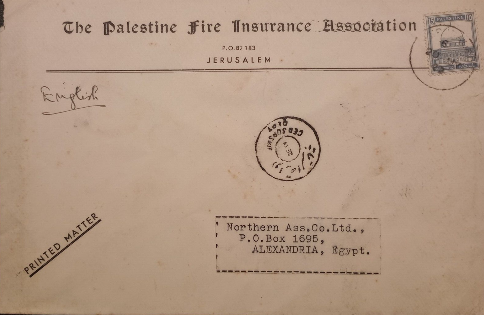 palestine-fire-insurance-jerusalem-to-alexandria-egypt-censored-cover