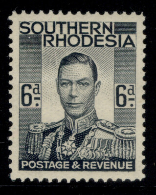 southern-rhodesia-gvi-sg44-6d-grey-black-m-mint