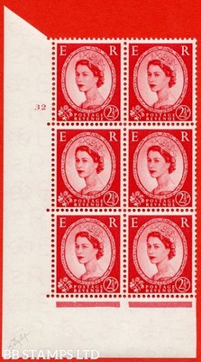 sg-544-s52-2d-carmine-red-an-unmounted-mint-cylinder-block-of-6-b93481