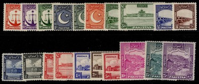 pakistan-gvi-sg24-43a-1948-57-complete-set-m-mint-cat-180