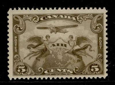 canada-gv-sg274-5c-olive-brown-nh-mint