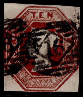 gb-qv-sg57-scarce-10d-brown-cut-square-used-cat-1200