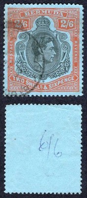 bermuda-sg117c-2-6-black-and-orange-red-pale-blue-perf-13-cds-cat-10-pounds
